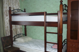 Гостиница Hostel Tsentralniy na Gogolya Краснодар Кровать в общем 4-местном номере для женщин-1